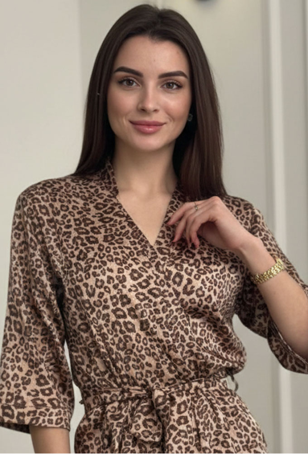 Халат женский шелковый V.Velika 246-25-4 фото