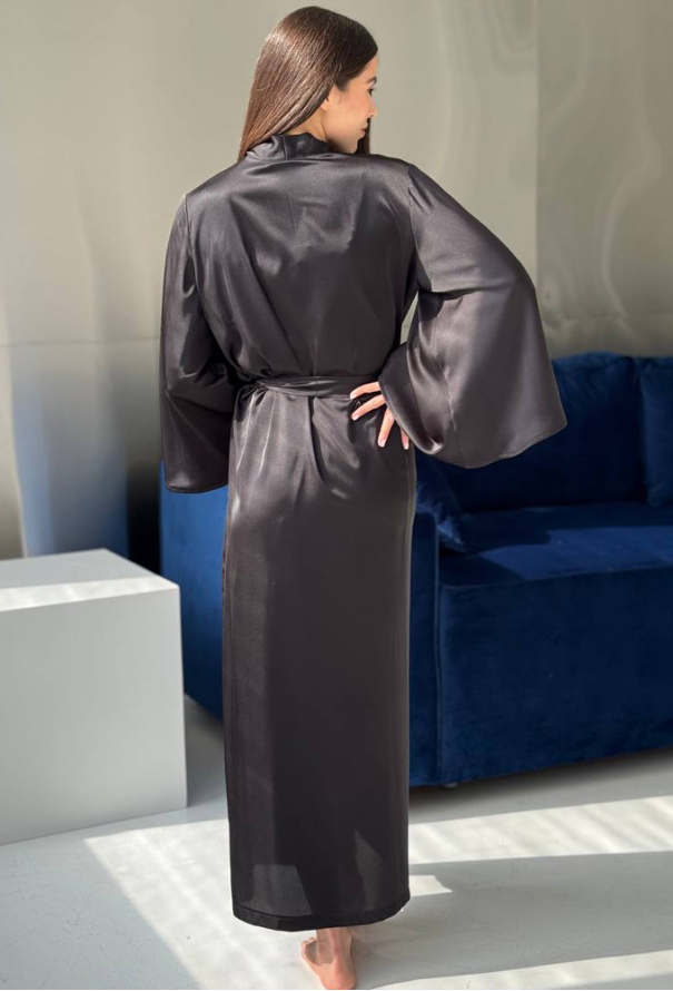 Халат жіночий шовковий V.Velika 257-25CH фото