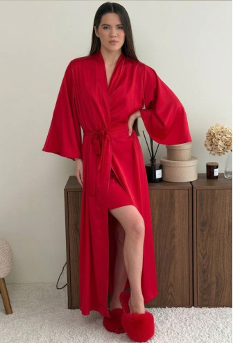 Халат жіночий шовковий V.Velika 257-25KR