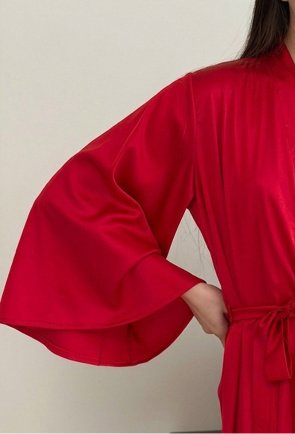 Халат жіночий шовковий V.Velika 257-25KR фото