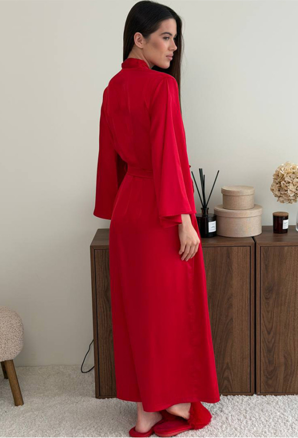 Халат жіночий шовковий V.Velika 257-25KR фото