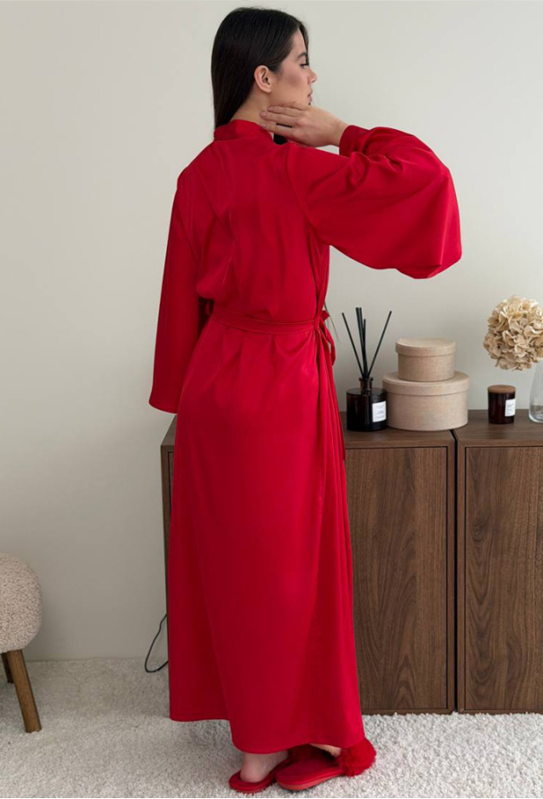 Халат жіночий шовковий V.Velika 257-25KR фото