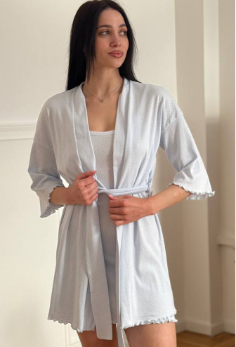 Халат жіночий трикотажний V.Velika 232-24GL2