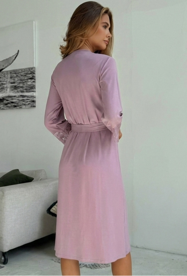 Халат женский вискоза Violet delux Х-М-55BZV фото