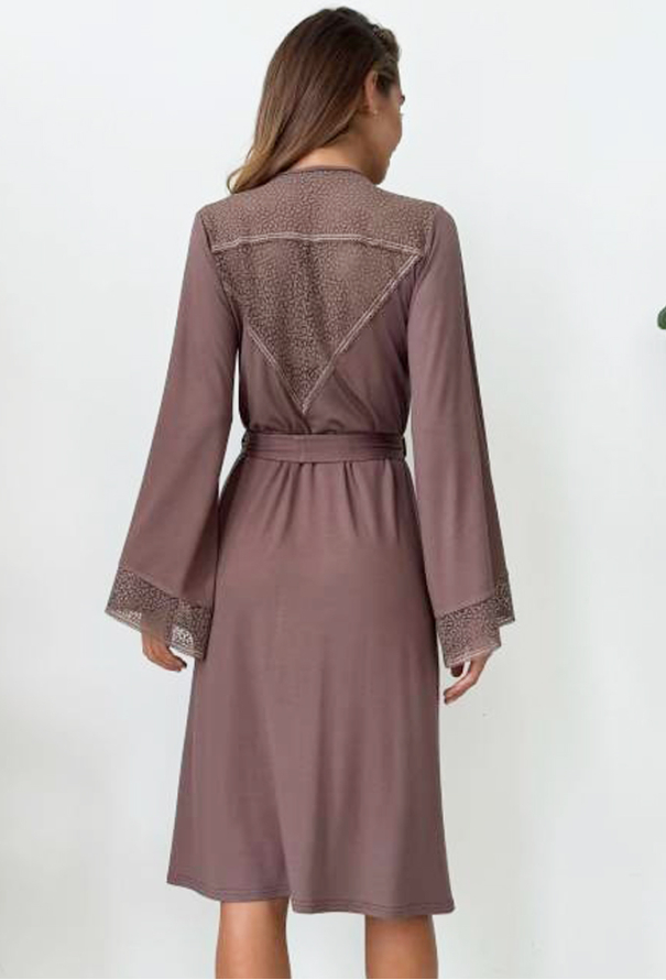 Халат женский вискоза Violet delux Х-М-51MS фото