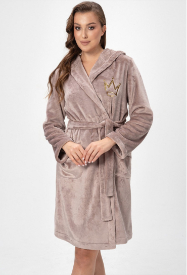 Халат женский плюшевый Wiktoria 1129KP