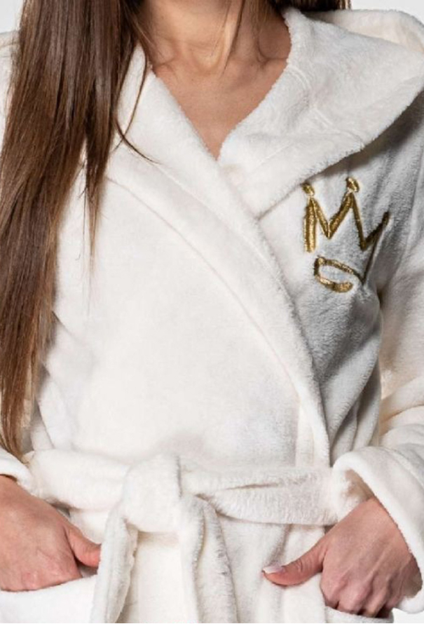 Халат жіночий плюшевий Wiktoria 1129M