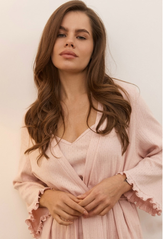 Халат женский трикотажный Sandra Your Touch SN-5036RZ