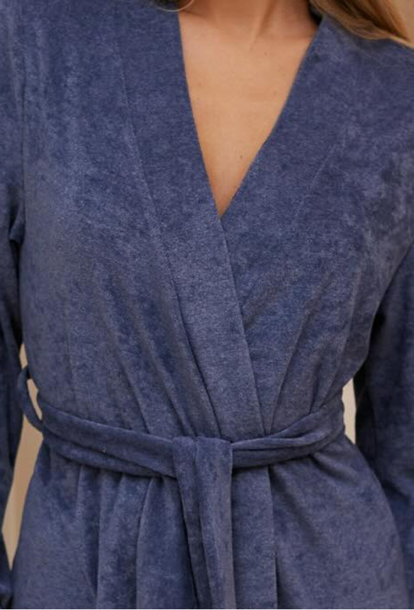 Халат женский велюровый Velour Your Touch VL-6700B фото