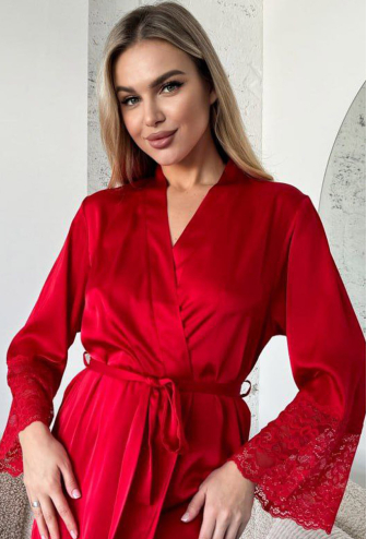 Халат женский шелковый Julia Ulich 4100-38-2-L