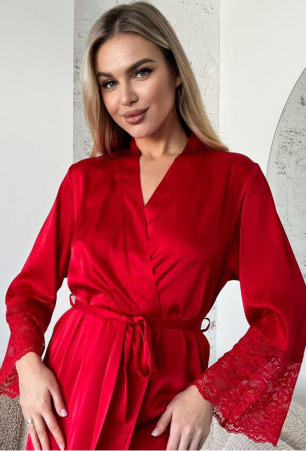 Халат женский шелковый Julia Ulich 4100-38 фото