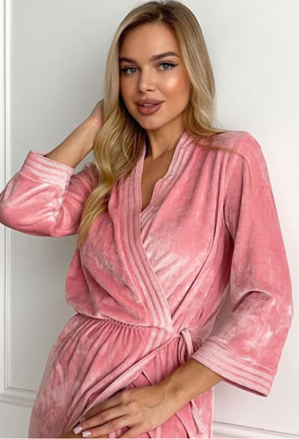 Халат женский велюровый Julia Ulich ХВ2-19 фото