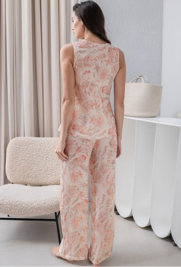 Пижама женская комплект шелк Molly Mia-Amore 1926 фото