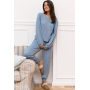 Костюм жіночий трикотаж рубчик DaLi 14-72BL