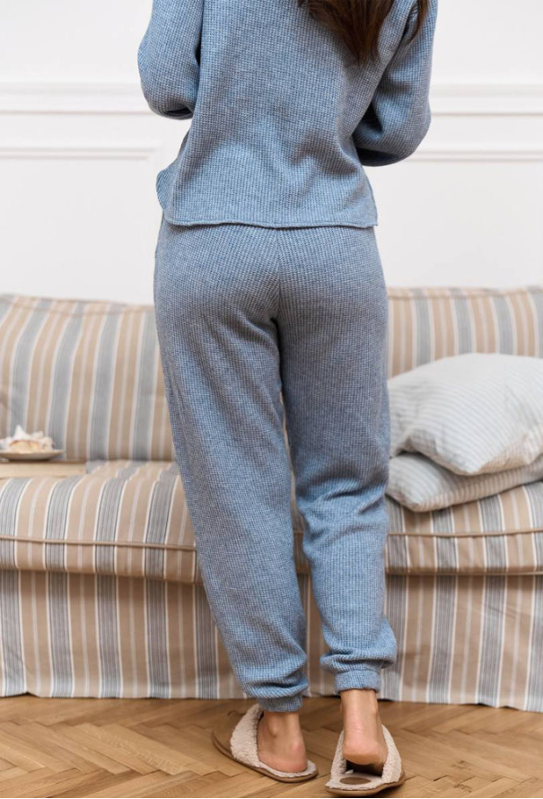 Костюм жіночий трикотаж рубчик DaLi 14-72BL фото