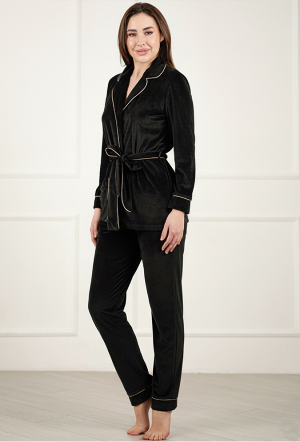 Костюм женский велюровый Dublin Komilfo 2180/2BL фото