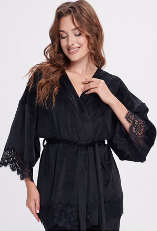 Костюм жіночий велюровий Shato 2718BL фото