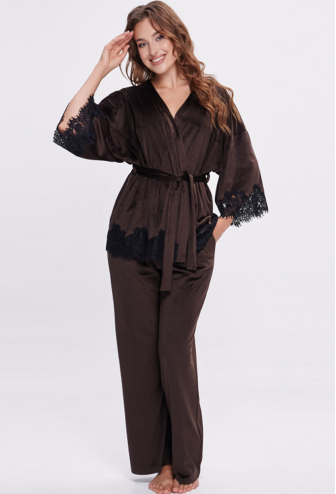 Костюм жіночий велюровий Shato 2718BW