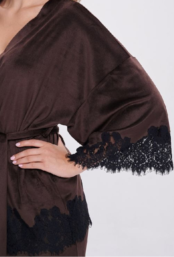 Костюм жіночий велюровий Shato 2718BW фото