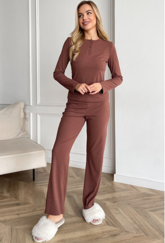 Костюм женский хлопок рубчик Julia Ulich 2025-48