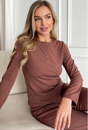 Костюм женский хлопок рубчик Julia Ulich 2025-48