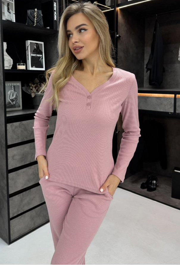 Костюм жіночий бавовна рубчик Julia Ulich 2027-2 фото