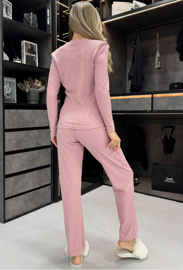 Костюм жіночий бавовна рубчик Julia Ulich 2027-2 фото