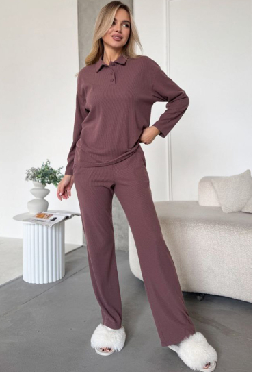 Костюм женский хлопок рубчик Julia Ulich 2030-48 Костюм женский хлопок рубчик Julia Ulich 2030-48