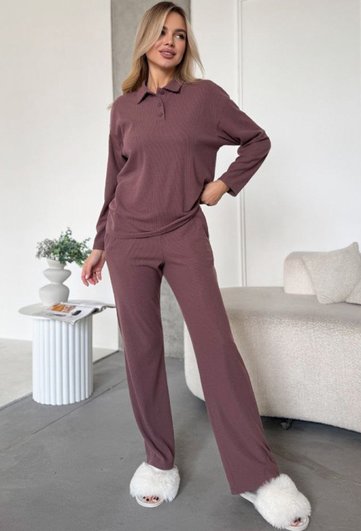 Костюм женский хлопок рубчик Julia Ulich 2030-48 Костюм женский хлопок рубчик Julia Ulich 2030-48 фото