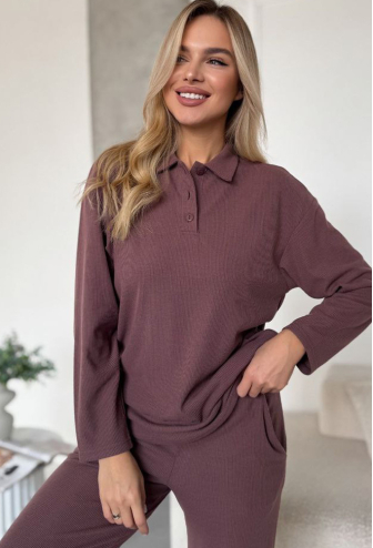 Костюм жіночий бавовна рубчик Julia Ulich 2030-48