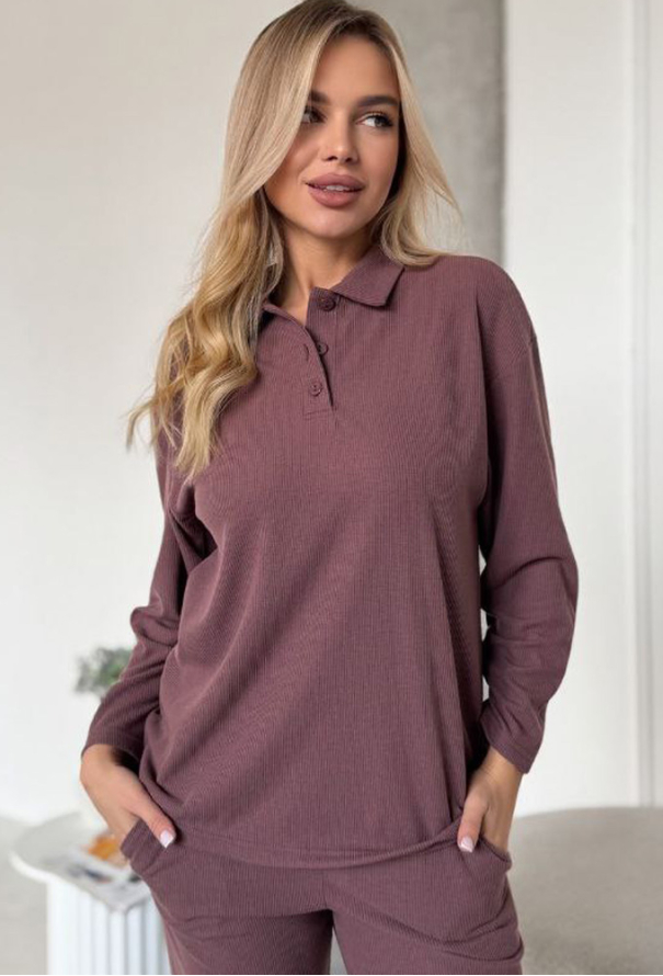 Костюм женский хлопок рубчик Julia Ulich 2030-48 Костюм женский хлопок рубчик Julia Ulich 2030-48 фото