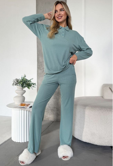 Костюм женский хлопок рубчик Julia Ulich 2030-97 Костюм женский хлопок рубчик Julia Ulich 2030-97