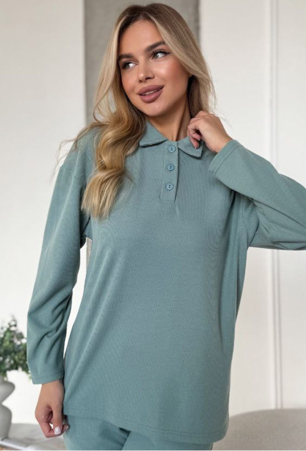 Костюм женский хлопок рубчик Julia Ulich 2030-97 Костюм женский хлопок рубчик Julia Ulich 2030-97 фото