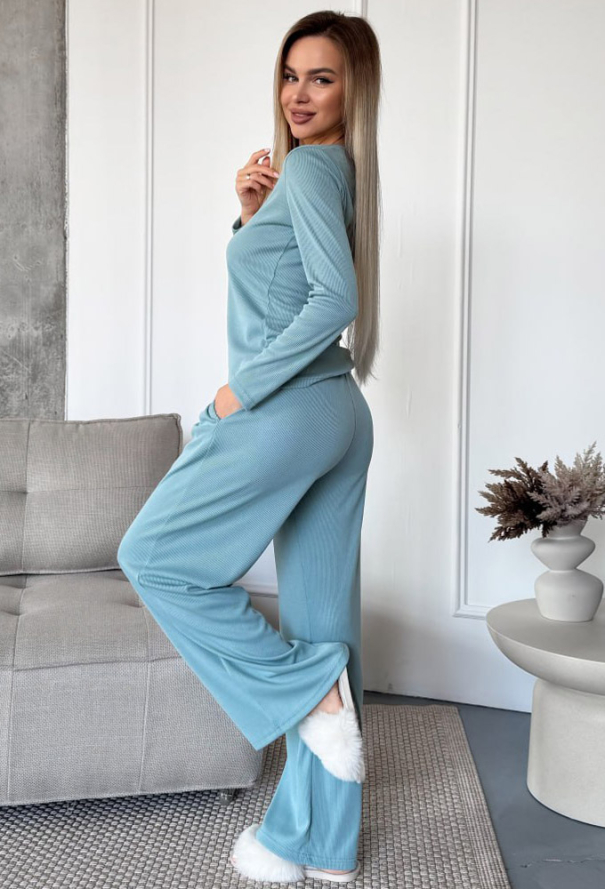 Костюм жіночий бавовна рубчик Julia Ulich 2031 фото