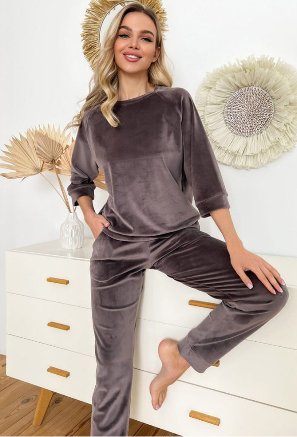 Костюм жіночий велюровий Julia Ulich КШ1-17 фото