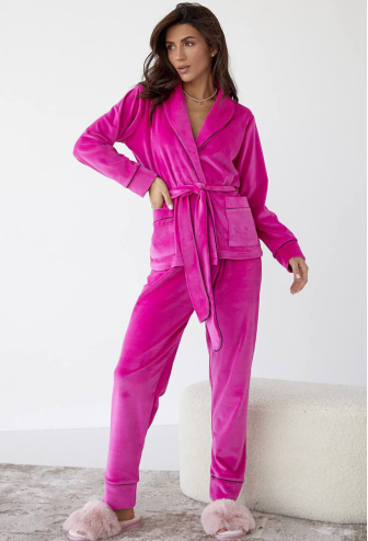 Костюм женский велюровый V.Velika 065-21MLBK