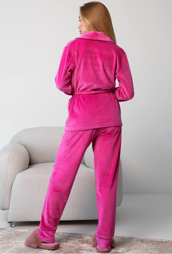 Костюм женский велюровый V.Velika 065-21MLBK фото