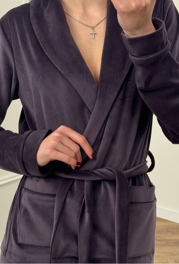 Костюм женский велюровый V.Velika 065-21FBK фото