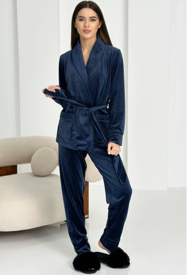 Костюм жіночий велюровий V.Velika 065-21SNBK