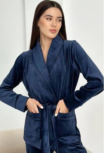 Костюм женский велюровый V.Velika 065-21SNBK