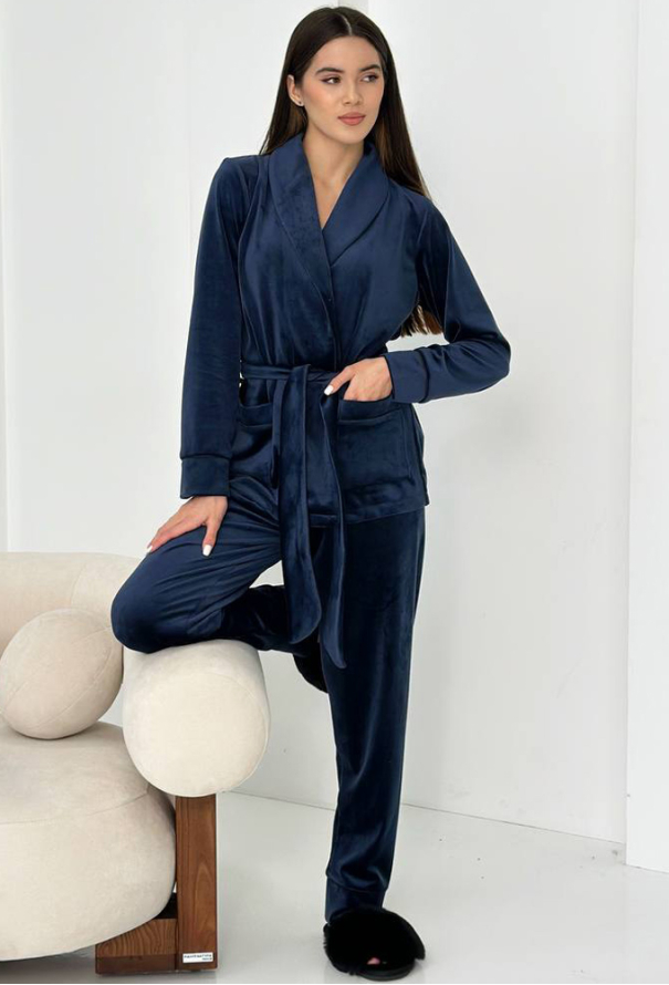 Костюм женский велюровый V.Velika 065-21SNBK фото