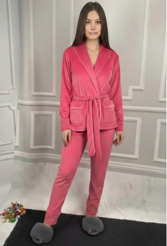 Костюм женский велюровый V.Velika 065-21KWK