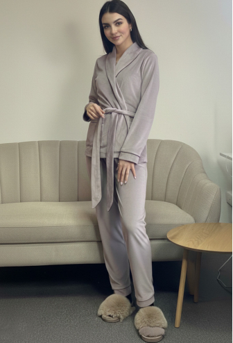 Костюм женский велюровый V.Velika 065-21PDP