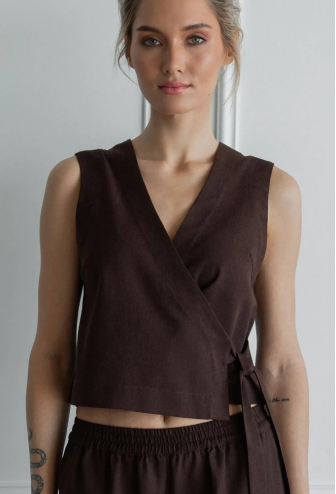Костюм жіночий льон Brownie Forly LN0091-08-70
