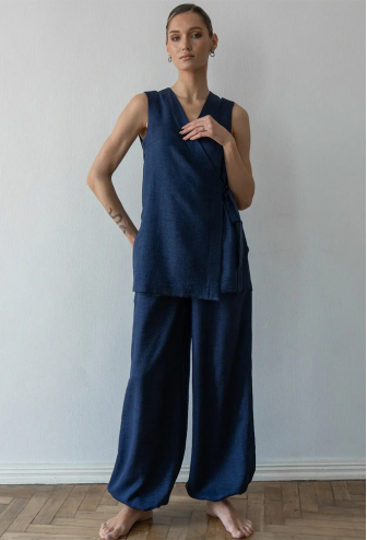 Костюм женский лен Denim Forly LN0093-13-70