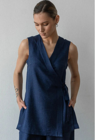 Костюм жіночий льон Denim Forly LN0093-13-70