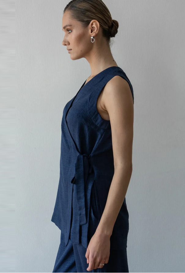 Костюм женский лен Denim Forly LN0093-13-70 фото