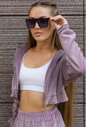 Костюм женский велюровый Maybel 220-2616