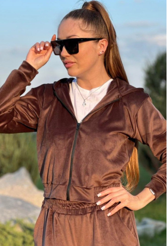 Костюм женский велюровый Maybel 220-3790