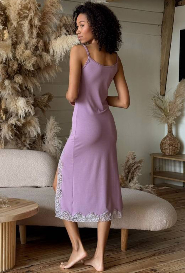 Ночнушка женская вискоза Violet delux НС-М-112SR фото
